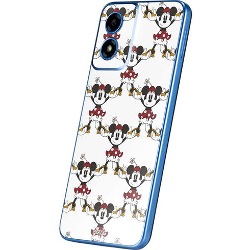 Disney Minnie Mouse Pattern Formation Moto G Play 4G (2024) Skin