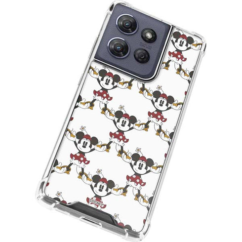 Disney Minnie Mouse Pattern Formation Moto G Play 5G (2025) Clear Case