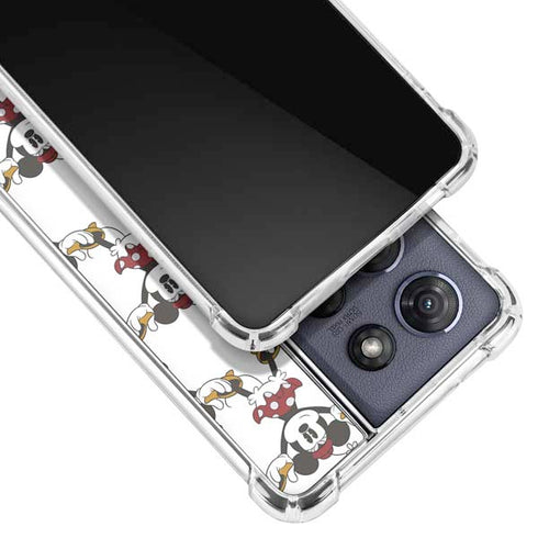 Disney Minnie Mouse Pattern Formation Moto G Play 5G (2025) Clear Case