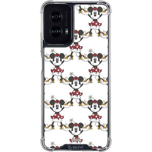 Disney Minnie Mouse Pattern Formation Moto G Power 5G (2024) Clear Case