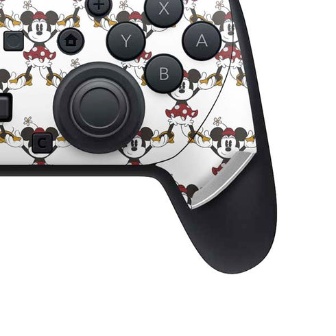 Disney Minnie Mouse Pattern Formation Nintendo Switch 2 (2025) Pro Controller Skin