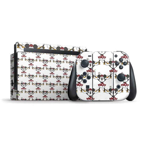 Disney Minnie Mouse Pattern Formation Nintendo Skins