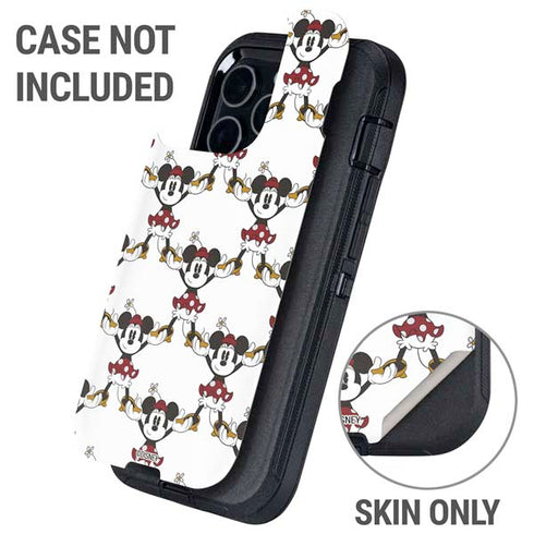 Disney Minnie Mouse Pattern Formation Otterbox Defender iPhone Skin