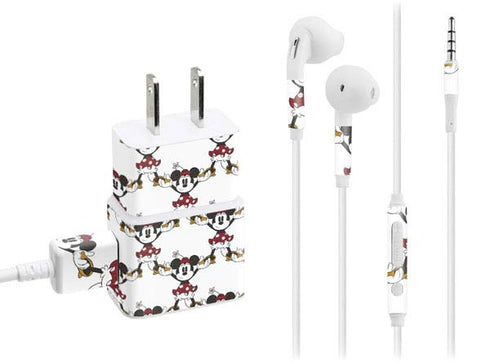 Disney Minnie Mouse Pattern Formation Phone Charger Skin