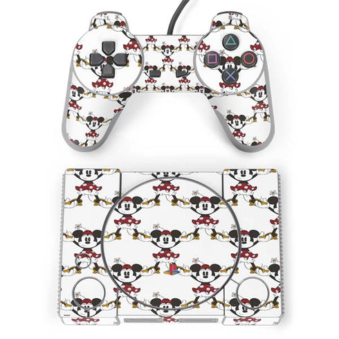Disney Minnie Mouse Pattern Formation PlayStation Classic Bundle Skin