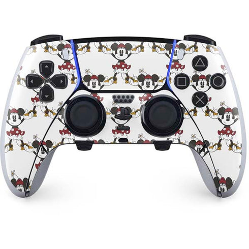 Disney Minnie Mouse Pattern Formation PS5 DualSense Edge Pro Controller Skin