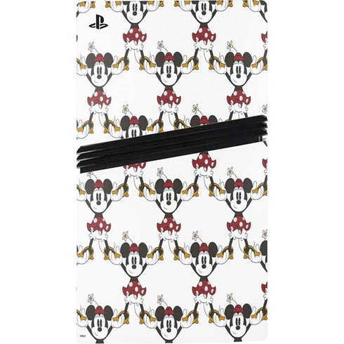 Disney Minnie Mouse Pattern Formation PS5 Pro Disk Console Skin
