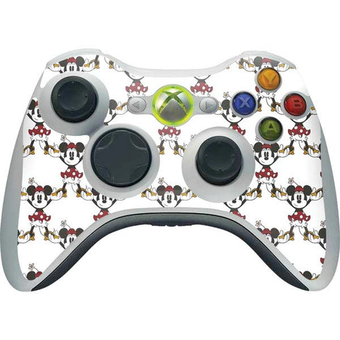 Disney Minnie Mouse Pattern Formation Xbox 360 Wireless Controller Skin