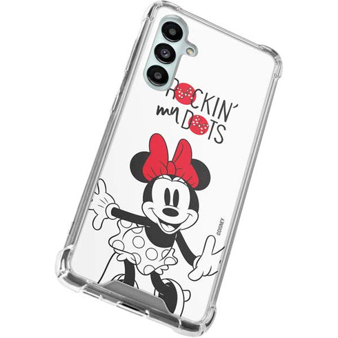 Disney Minnie Mouse Rockin My Dots Galaxy A16 5G Clear Case