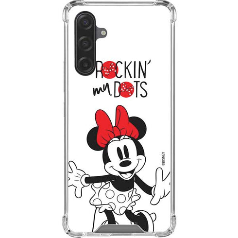 Disney Minnie Mouse Rockin My Dots Galaxy A17 Clear Case