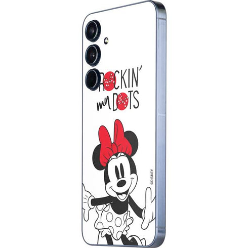 Disney Minnie Mouse Rockin My Dots Galaxy A35 5G Skin