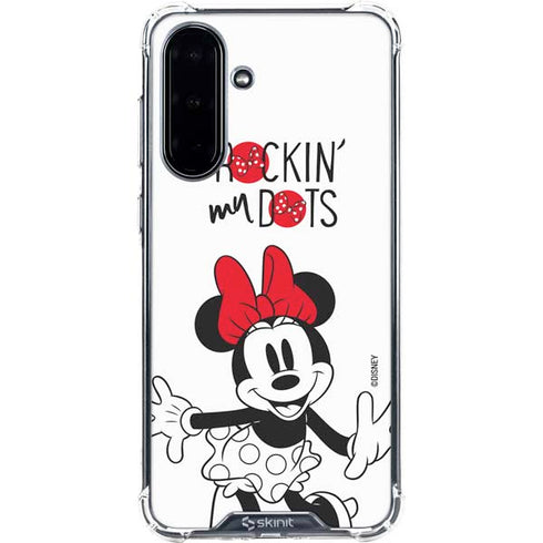 Disney Minnie Mouse Rockin My Dots Galaxy A36 5G Clear Case