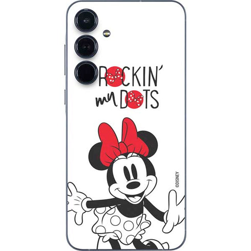 Disney Minnie Mouse Rockin My Dots Galaxy A55 5G Skin