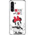 Disney Minnie Mouse Rockin My Dots Galaxy S24 FE Clear Case