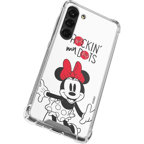 Disney Minnie Mouse Rockin My Dots Galaxy S24 FE Clear Case