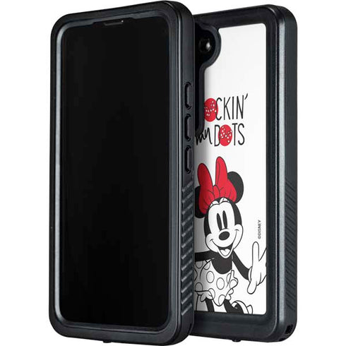 Disney Minnie Mouse Rockin My Dots Galaxy S24 Plus Waterproof Case