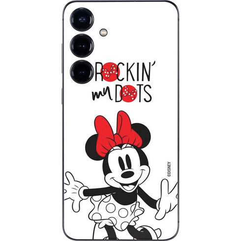 Disney Minnie Mouse Rockin My Dots Galaxy S25 Skin