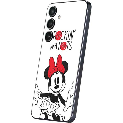Disney Minnie Mouse Rockin My Dots Galaxy S25 Skin