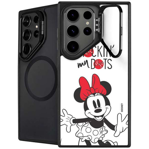 Disney Minnie Mouse Rockin My Dots Galaxy S25 Ultra Kickstand Case