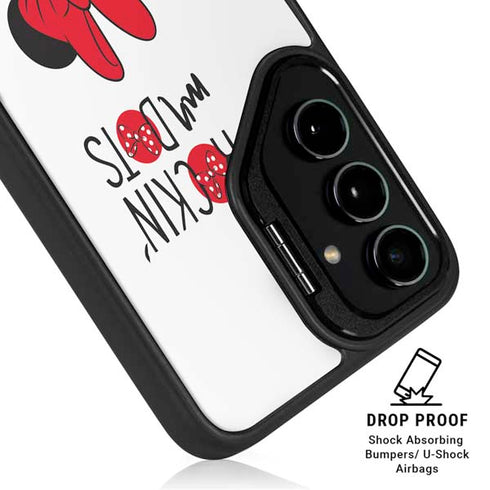 Disney Minnie Mouse Rockin My Dots Galaxy S24 Ultra Kickstand Case