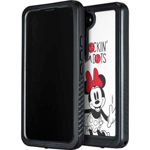Disney Minnie Mouse Rockin My Dots Galaxy S24 Waterproof Case