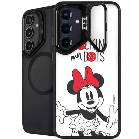 Disney Minnie Mouse Rockin My Dots Galaxy S26 Plus Kickstand Case
