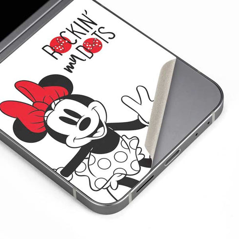 Disney Minnie Mouse Rockin My Dots Galaxy Z Flip6 Skin