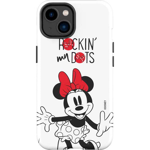 Disney Minnie Mouse Rockin My Dots iPhone 15 Impact Case