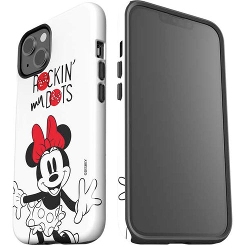 Disney Minnie Mouse Rockin My Dots iPhone 15 Impact Case