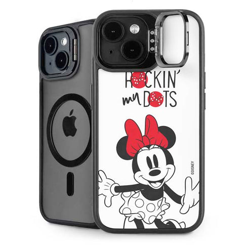 Disney Minnie Mouse Rockin My Dots iPhone 15 Kickstand Case