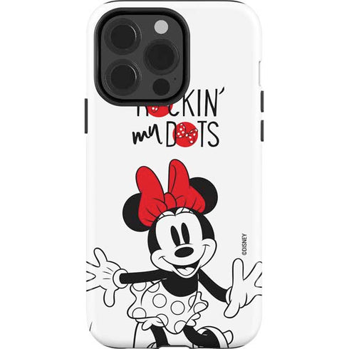 Disney Minnie Mouse Rockin My Dots iPhone 15 Pro Impact Case