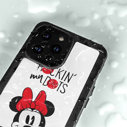 Disney Minnie Mouse Rockin My Dots iPhone 15 Pro Waterproof Case