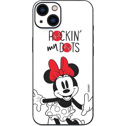 Disney Minnie Mouse Rockin My Dots iPhone 15 Skin