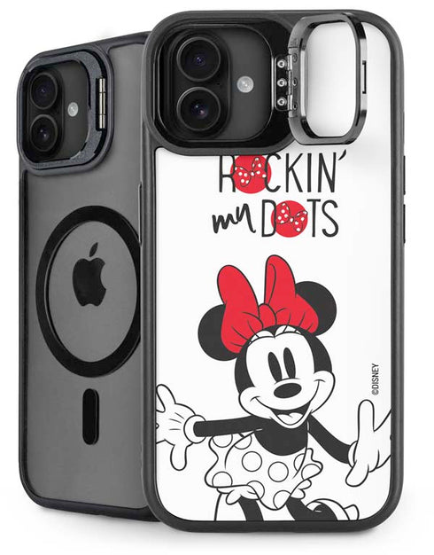 Disney Minnie Mouse Rockin My Dots iPhone 16 Kickstand Case