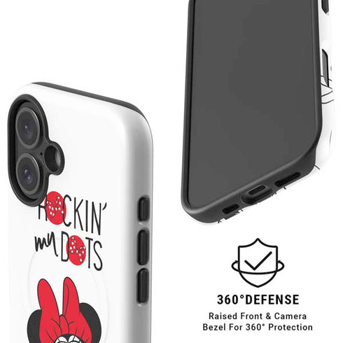 Disney Minnie Mouse Rockin My Dots iPhone 16 Magsafe Impact Case