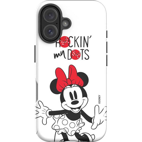 Disney Minnie Mouse Rockin My Dots iPhone 16 Plus Impact Case