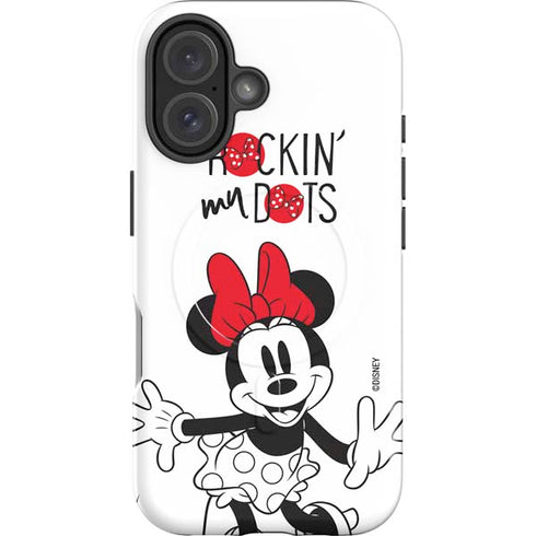 Disney Minnie Mouse Rockin My Dots iPhone 16 Plus Magsafe Impact Case