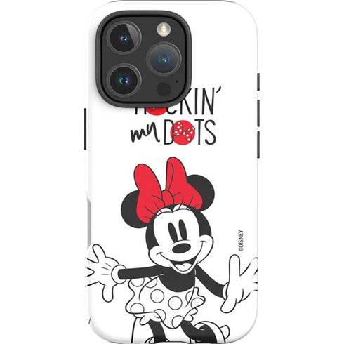 Disney Minnie Mouse Rockin My Dots iPhone 16 Pro Impact Case