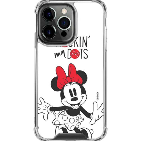 Disney Minnie Mouse Rockin My Dots iPhone 16 Pro Max Clear Case