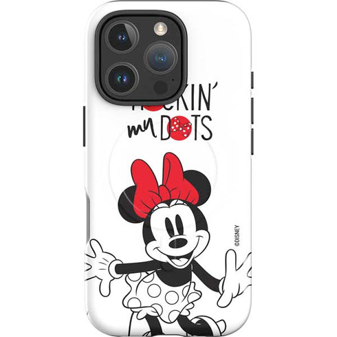Disney Minnie Mouse Rockin My Dots iPhone 16 Pro Max Magsafe Impact Case