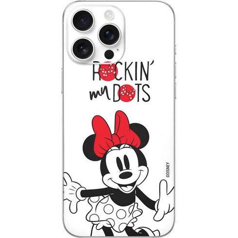 Disney Minnie Mouse Rockin My Dots iPhone 16 Pro Max Skin