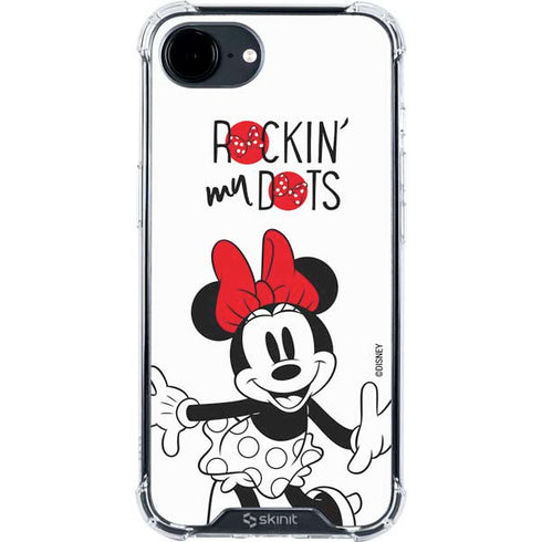 Disney Minnie Mouse Rockin My Dots iPhone 16e Clear Case