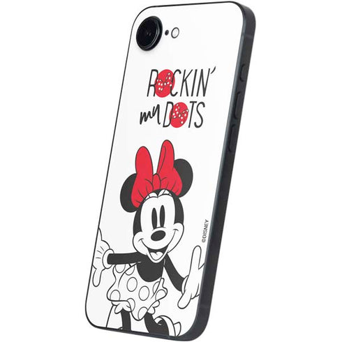 Disney Minnie Mouse Rockin My Dots iPhone 16e Skin