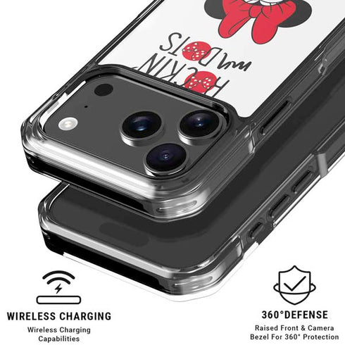 Disney Minnie Mouse Rockin My Dots iPhone 18 Pro Clear Case