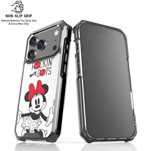 Disney Minnie Mouse Rockin My Dots iPhone 18 Pro Clear Case