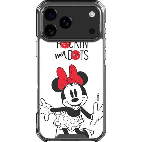 Disney Minnie Mouse Rockin My Dots iPhone 18 Pro Max Clear Case
