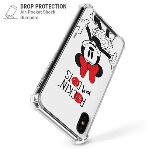 Disney Minnie Mouse Rockin My Dots iPhone X/XS Clear Case