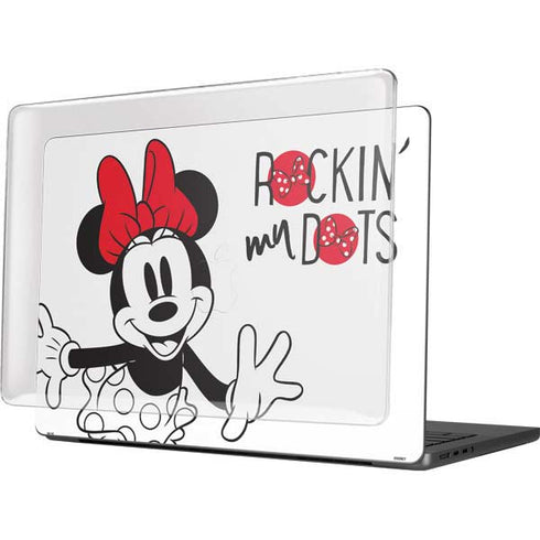 Disney Minnie Mouse Rockin My Dots MacBook Pro 14in (2021-24) Case plus Skin