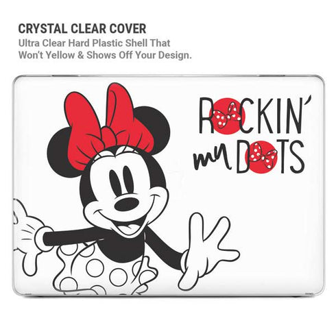 Disney Minnie Mouse Rockin My Dots MacBook Pro 14in (2021-24) Case plus Skin