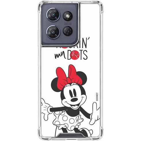 Disney Minnie Mouse Rockin My Dots Moto G Play 5G (2025) Clear Case